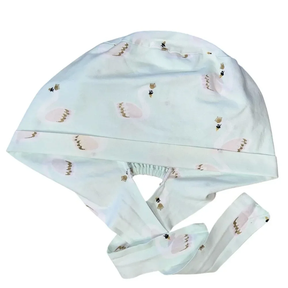 Crown Swans Pixie-Style Scrub Hat